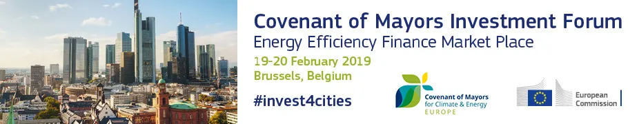 Covenant of Mayors Investment Forum 2019_Banner